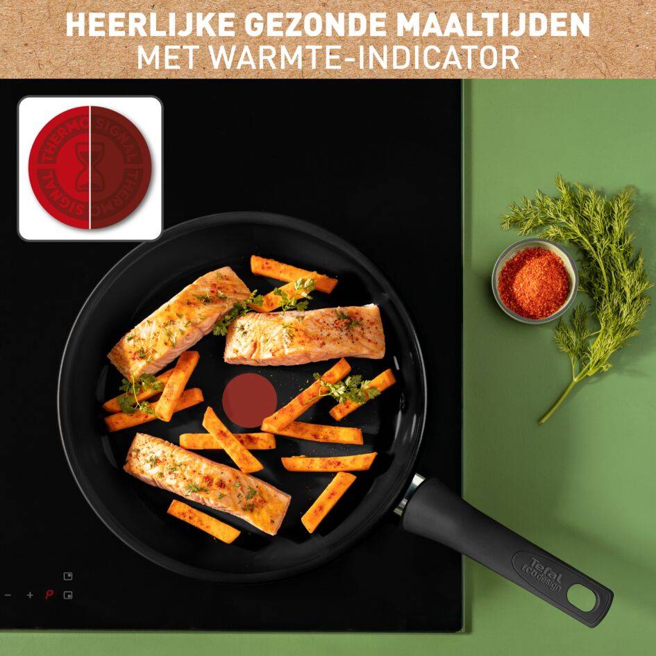 Renew Black On C4350632 Keramische braadpan - 28 cm - Inductie