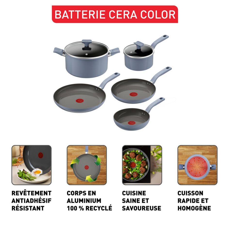 Cera Color G922S704 Set de 7 pièces - Induction