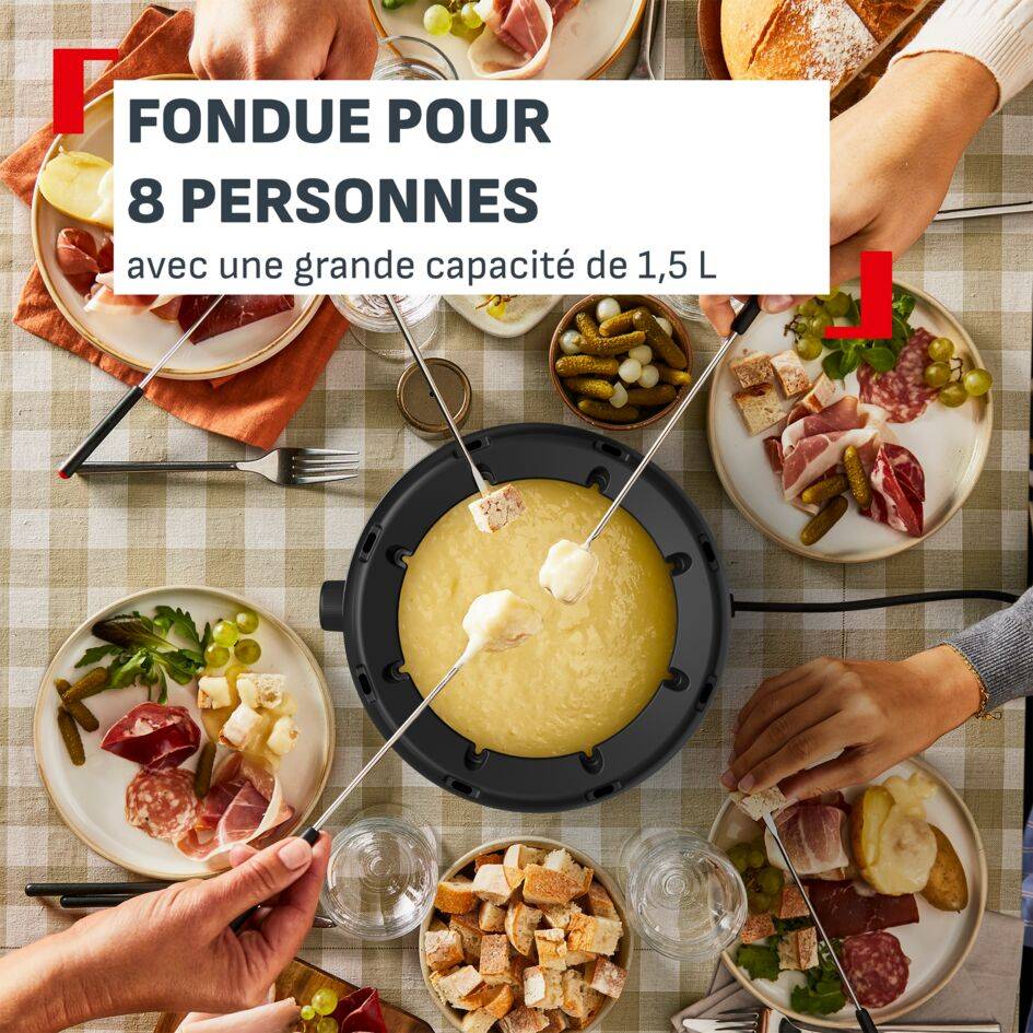 Tefal, Appareil à fondue ThermoRespect, Édition limitée Celebration, Pour 8 personnes
