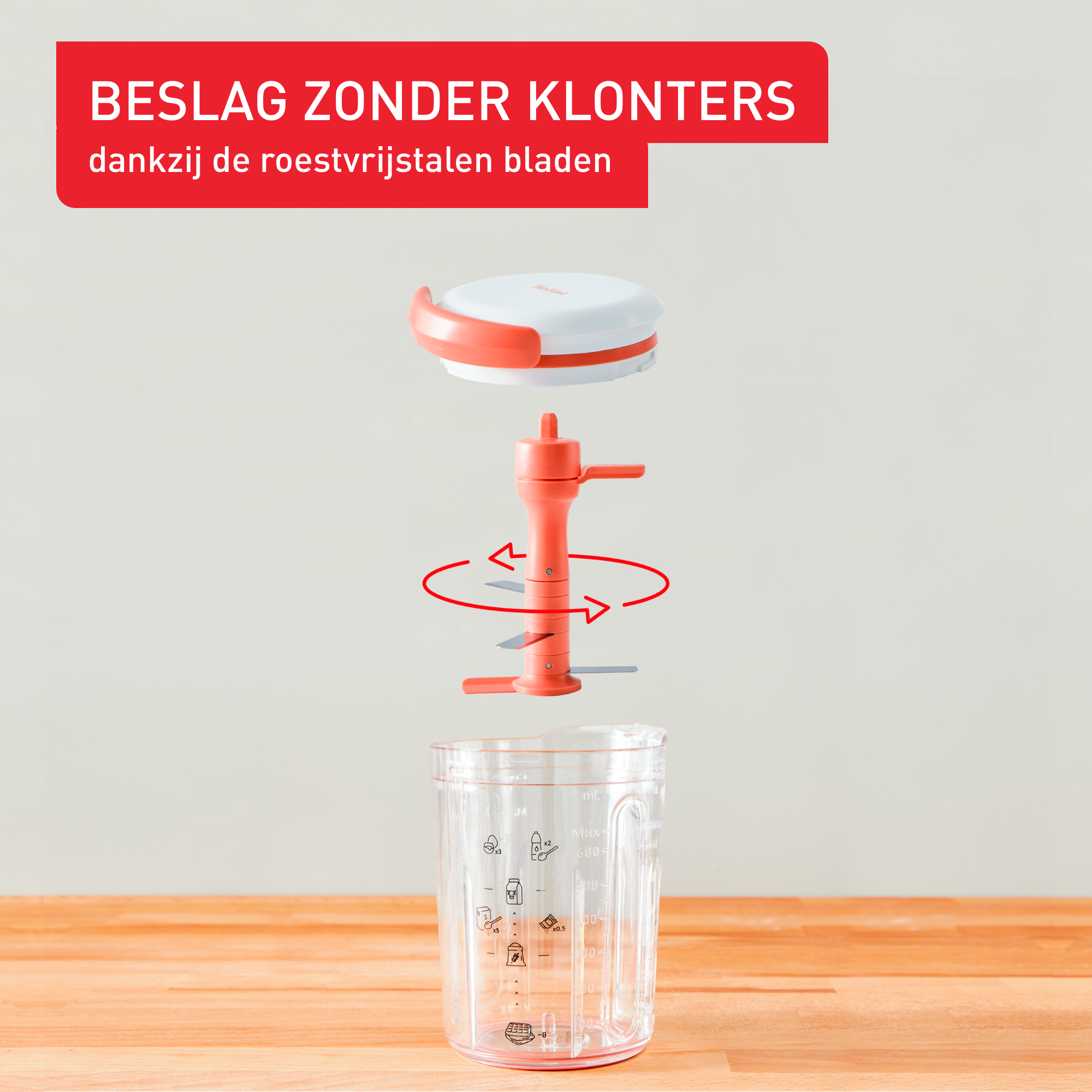 Pancake Express K1844404 Mixer voor pannenkoekenbeslag - 0,9L