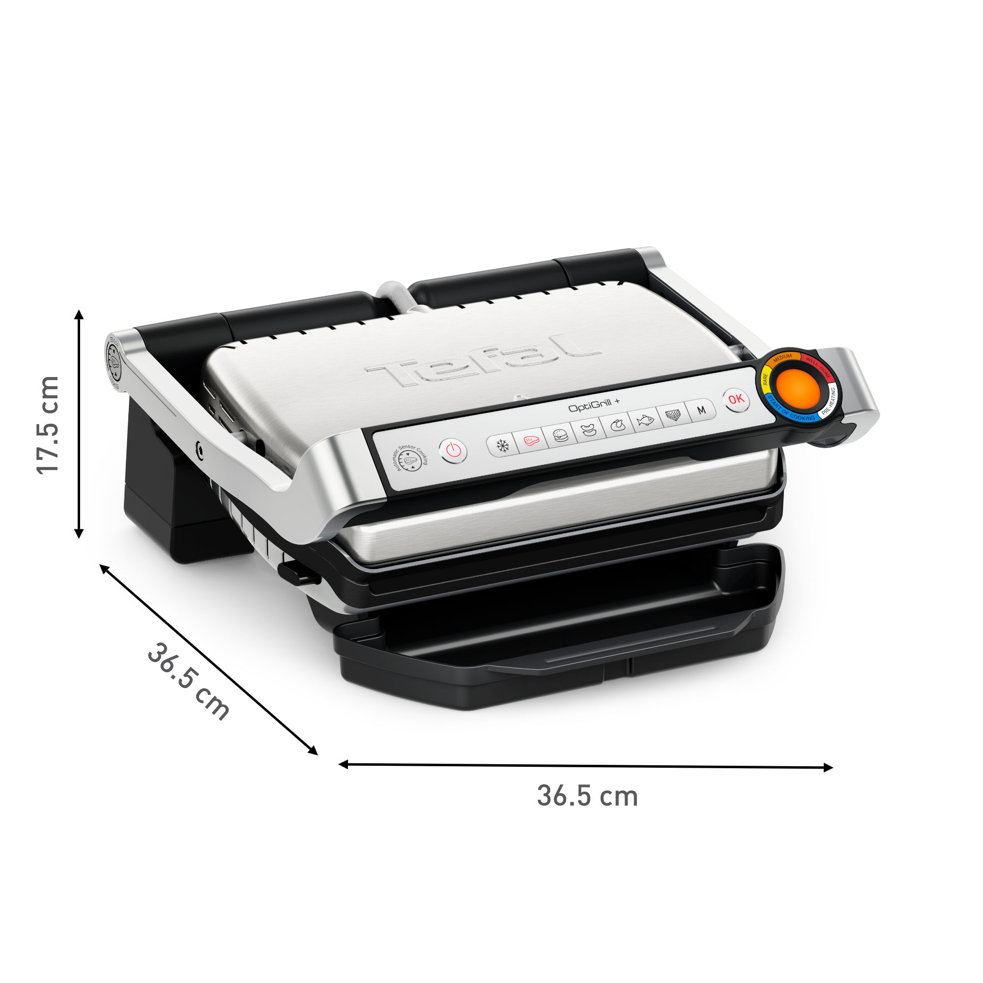 OptiGrill+ GC718D10 Intelligente Grill - 6 programma's