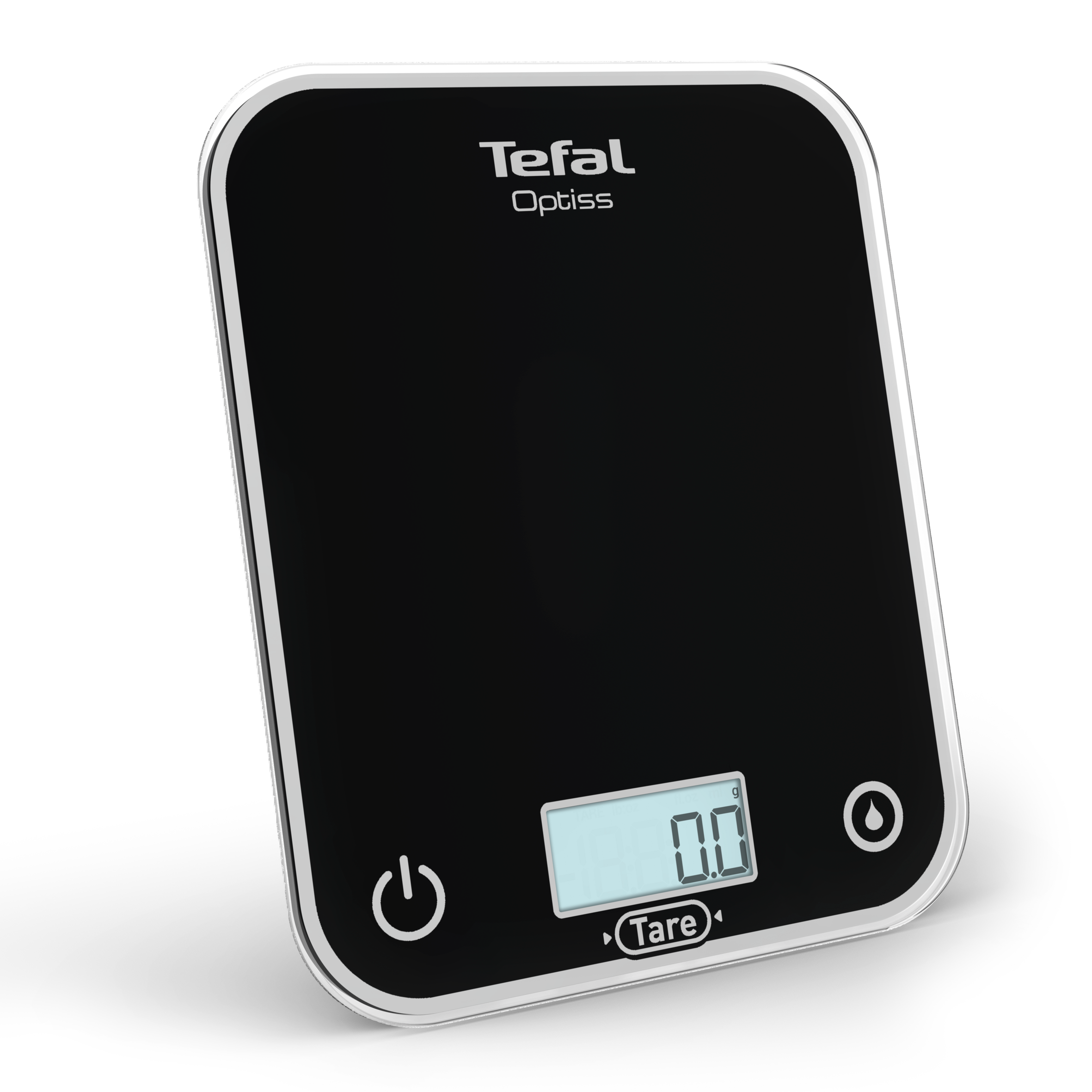 Optiss BC50U5V0, elektronische keukenweegschaal, makkelijk af te lezen display, krasbestendig