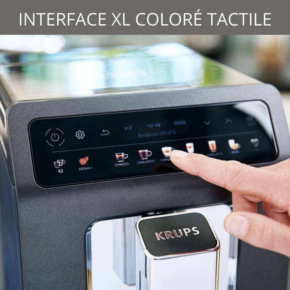 Evidence One EA895E10 Machine à Espresso automatique à grains - 12 recettes de café - 2,5 L