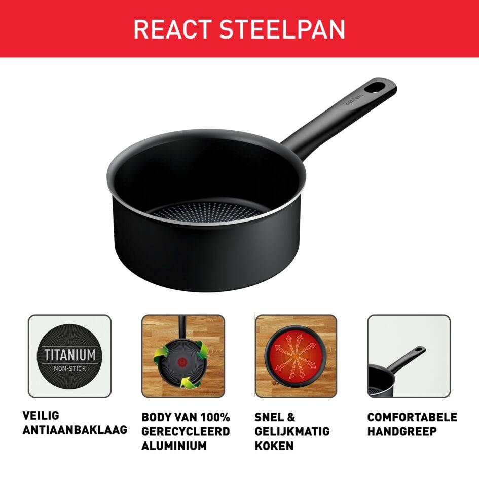 React C2912902 Steelpan - 18&nbsp;cm - Inductie