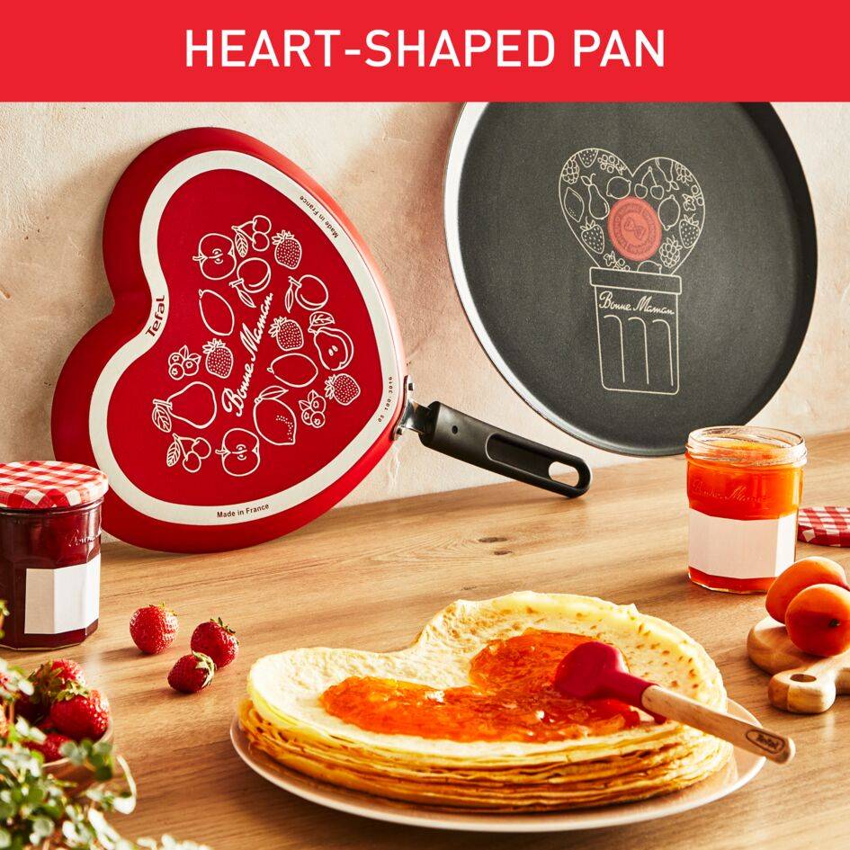 Bonne Maman B0131002 Hartvormige pannenkoekenpan - Limited Edition