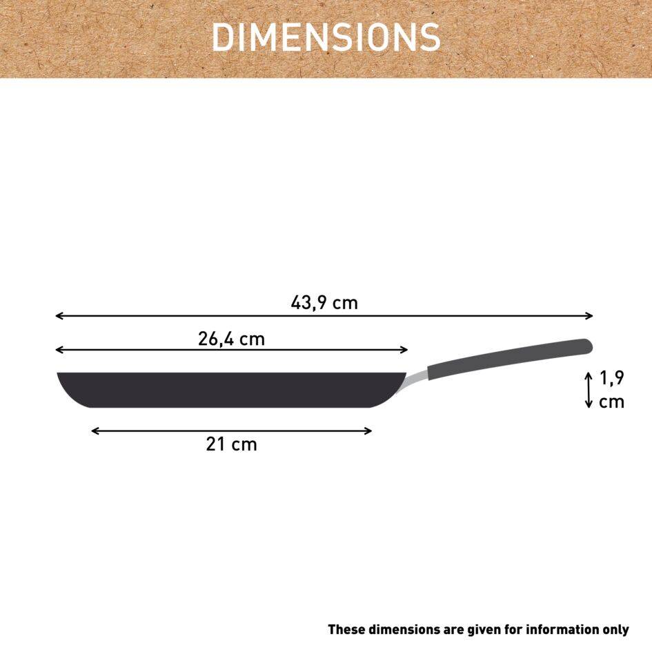 Renew Black On C4353832 Poêle à crêpes en céramique - 25 cm - Induction