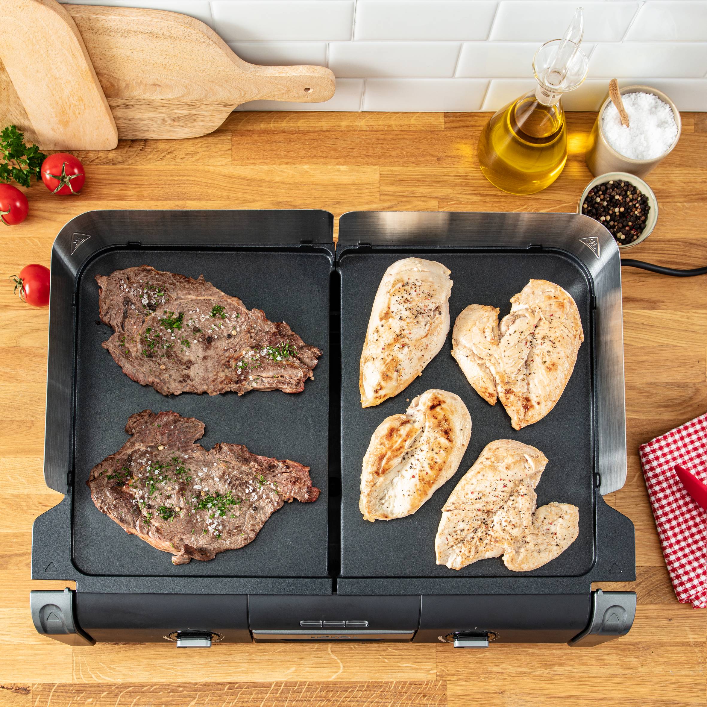 Family Flavor TG805012 Plancha - 2400W - 37x53 cm