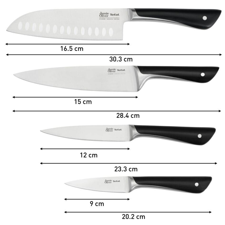 Jamie Oliver K267S456 Set de 4 couteaux de cuisine