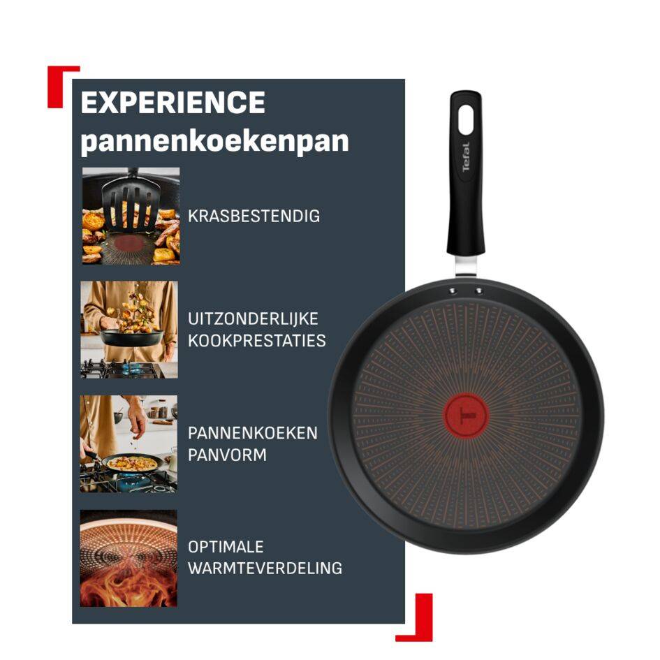 Experience G3343843 Pannenkoekenpan - 25 cm - Inductie