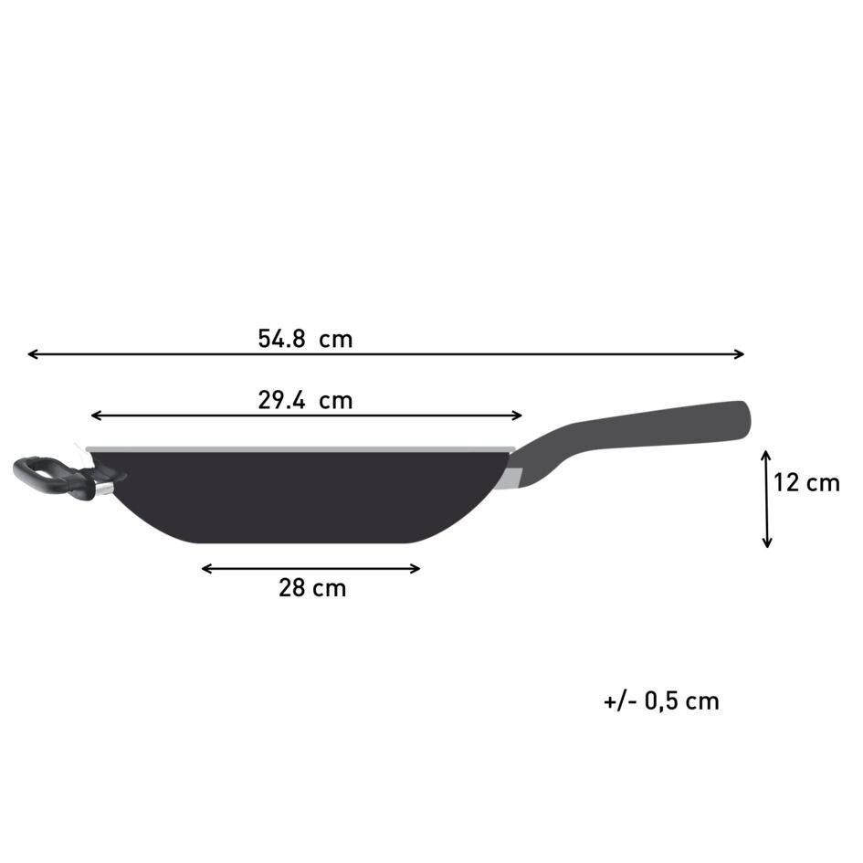 Nordica H8711955 Wok - 28 cm - Induction
