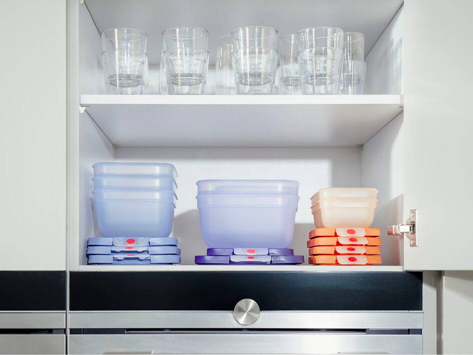 OneClick N1230510 Set van 3 bewaardozen - 0,5L