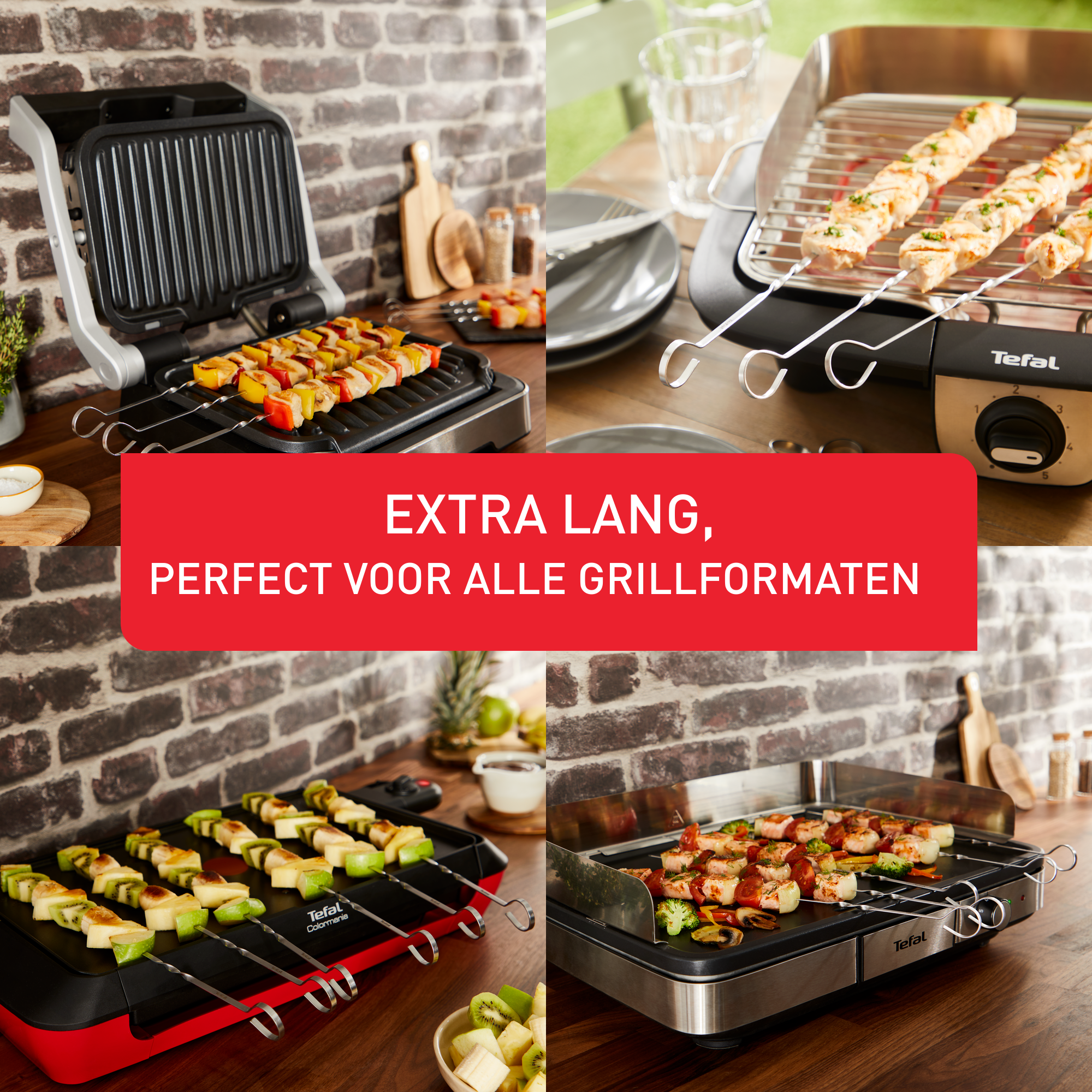 XL Roestvrijstalen spiezen