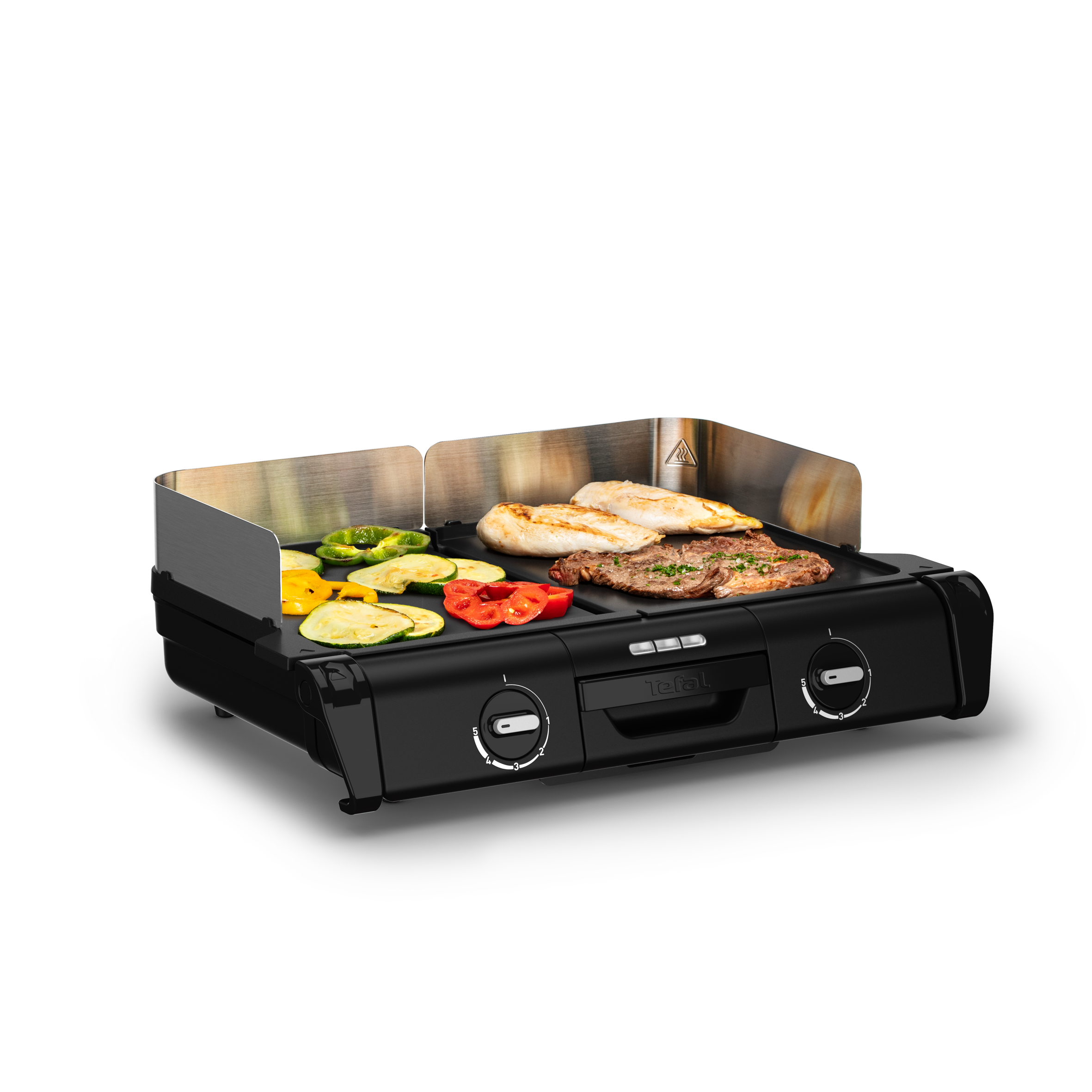 Family Flavor TG805N10 Plancha & Grill - 2400W - 37x53 cm