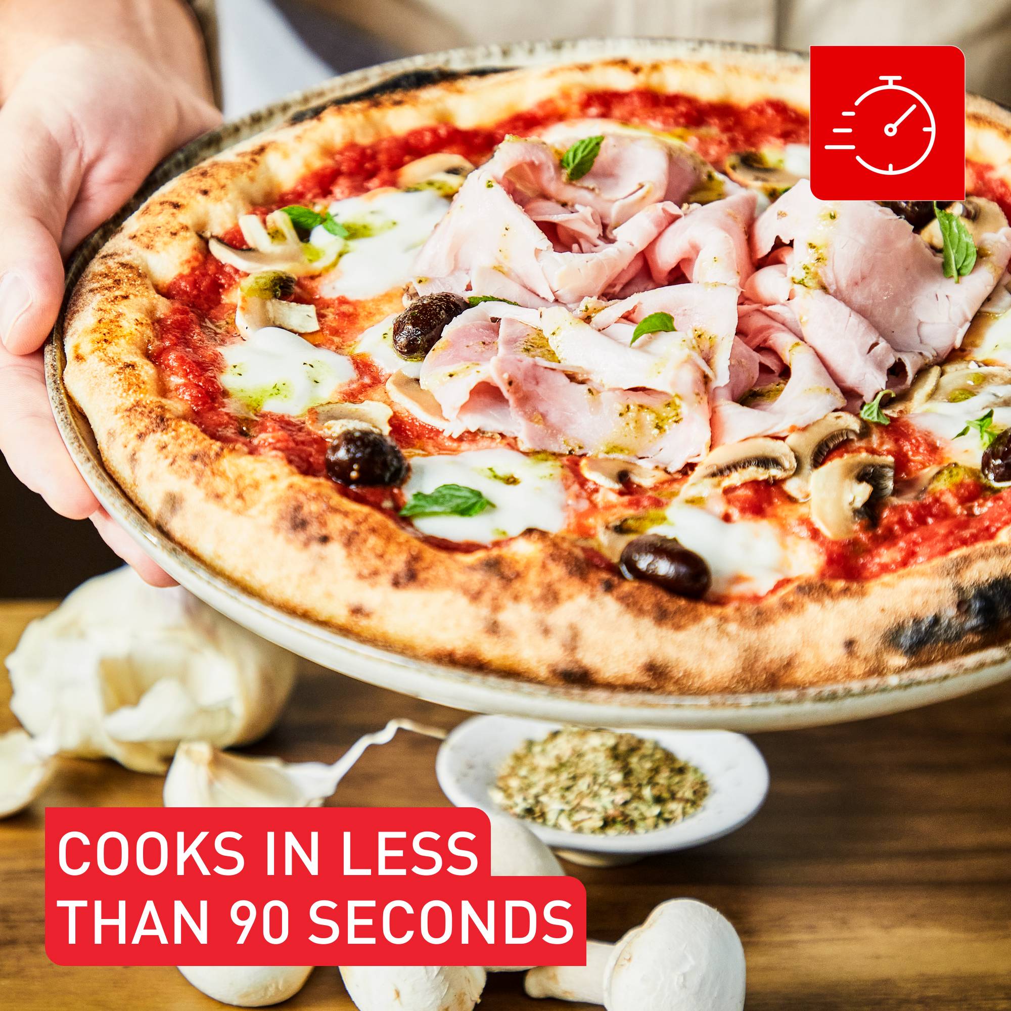 Pizza Pronto JM412010 Pizza-oven op gas + Pizzaschep