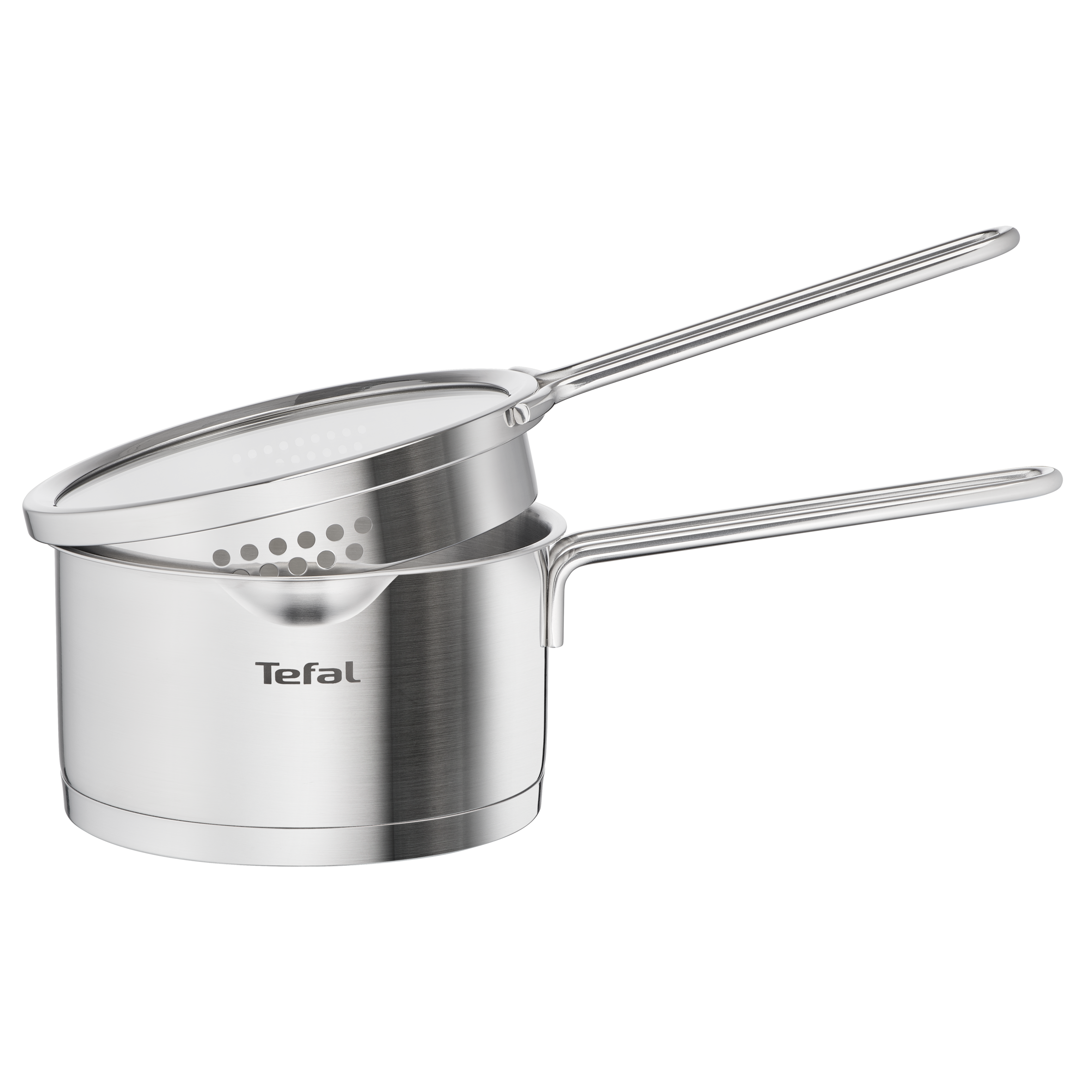 Nordica H8522236 Poêlon + couvercle passoire en verre - 16 cm - Induction