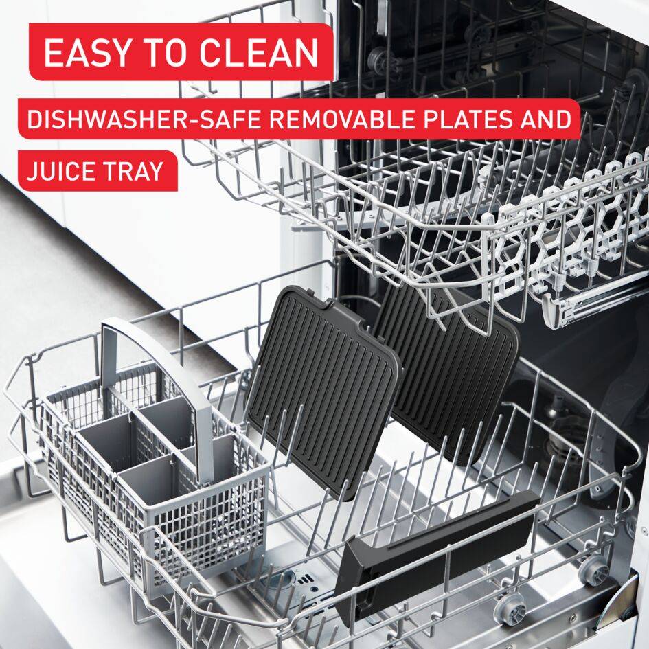 SuperGrill 3-en-1 GC510DE0 Grill & Barbecue - 2000W - 30x20cm