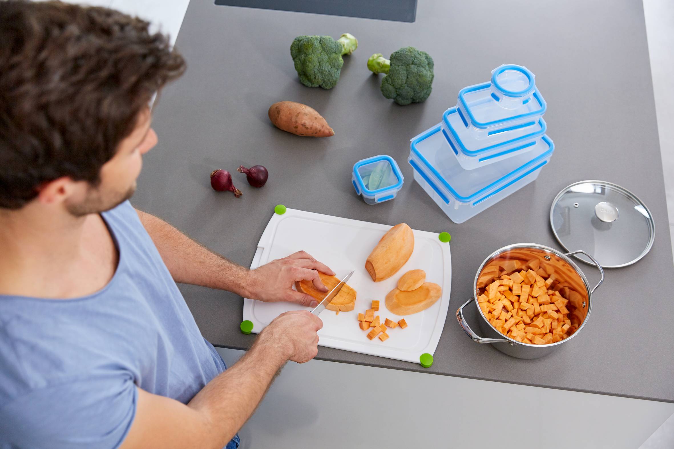 MasterSeal Fresh K3029012 Set de 5 boîtes de conservation - de 0,15L à 3,7L