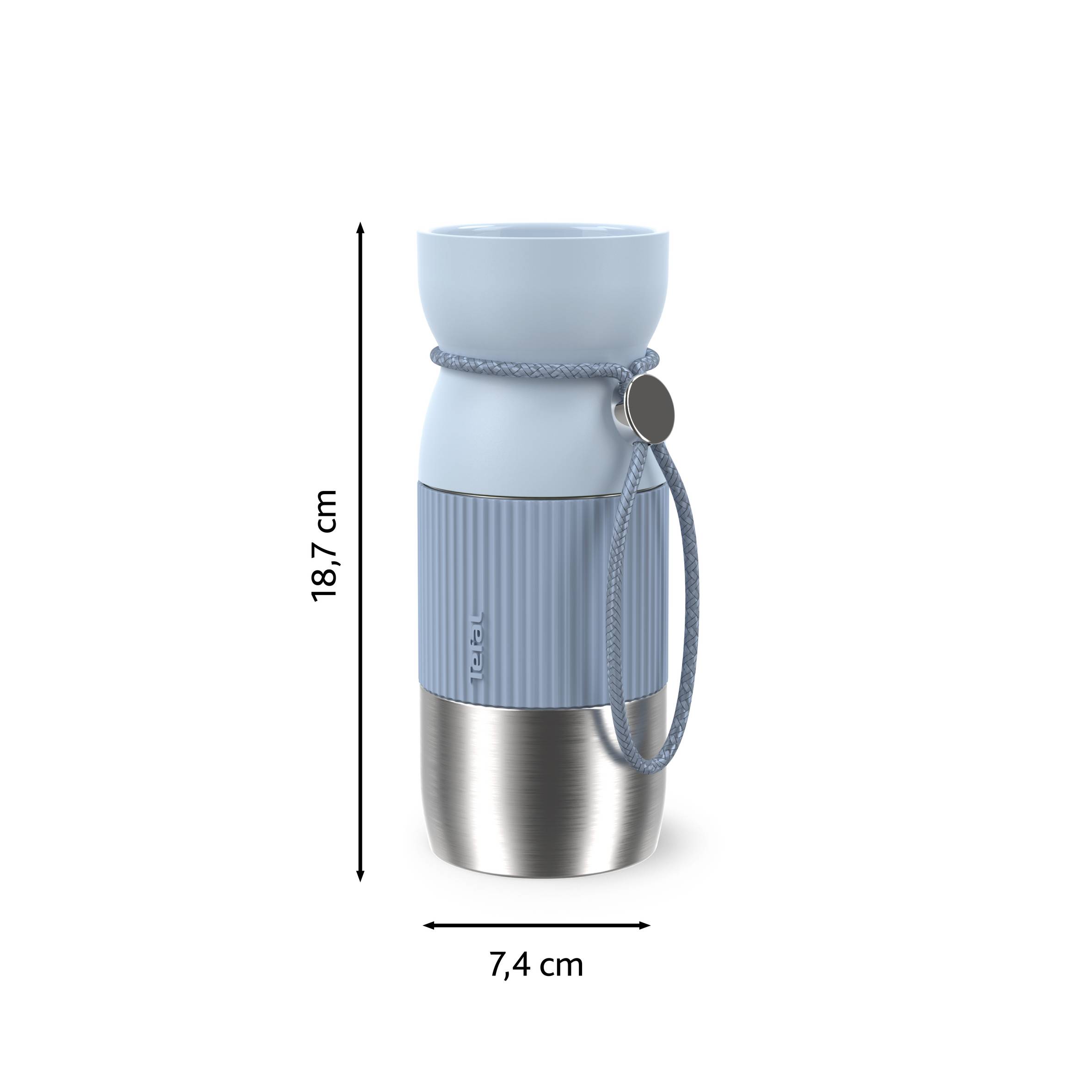 BeYou Cup N2191610 Mug isotherme - 0,36L - Bleu