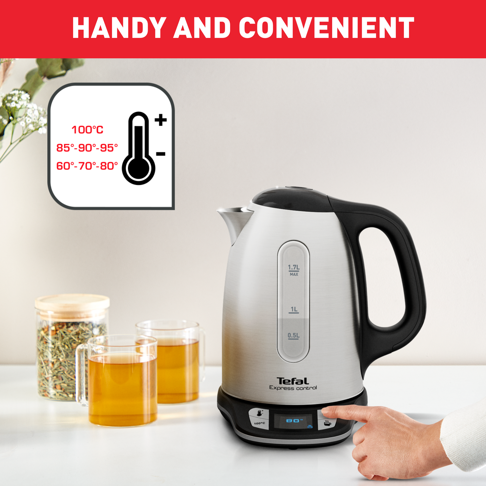 Express Control KI240D10 Waterkoker - 1,7L