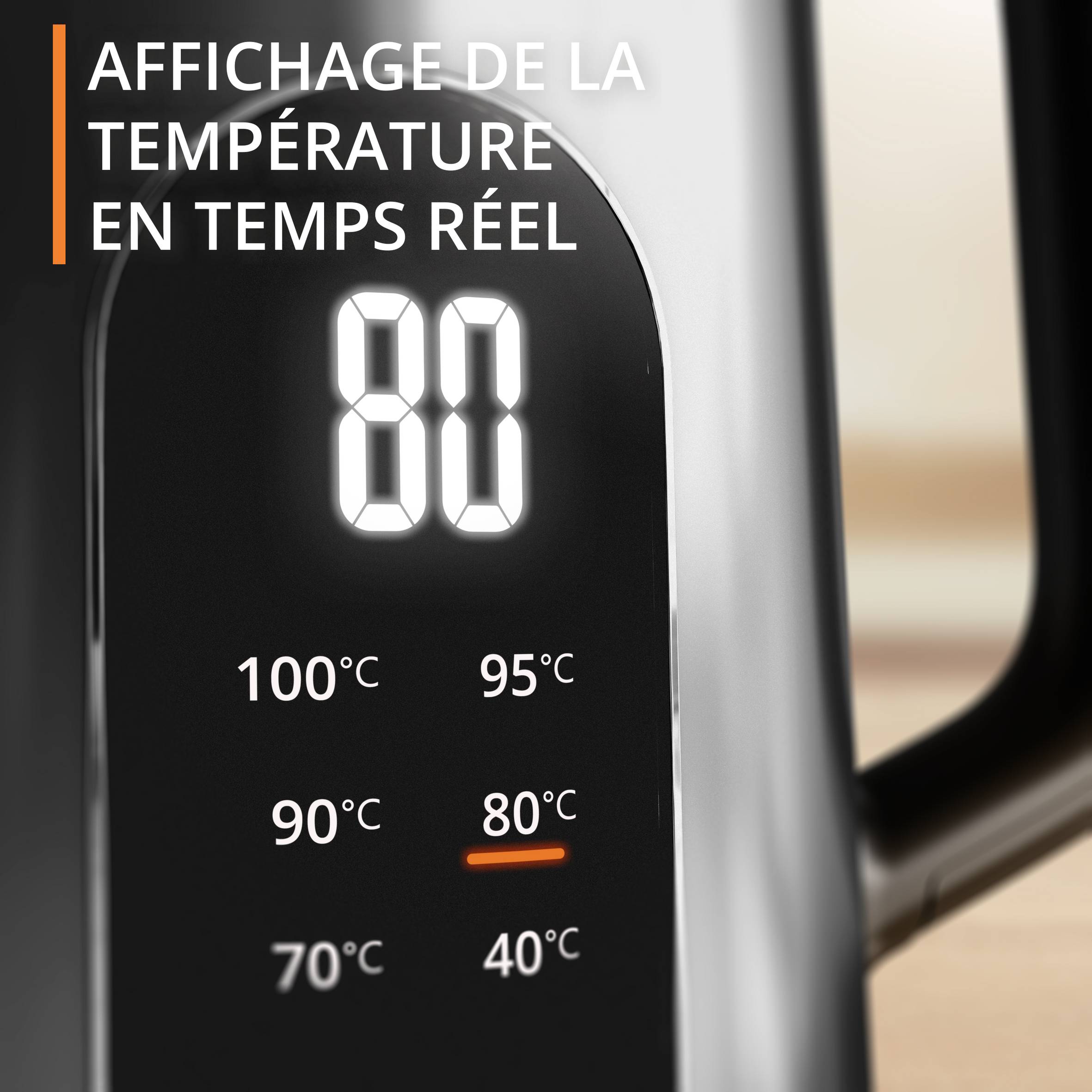 Selection BW871DF0 Bouilloire électrique - 6 températures - 1,7L