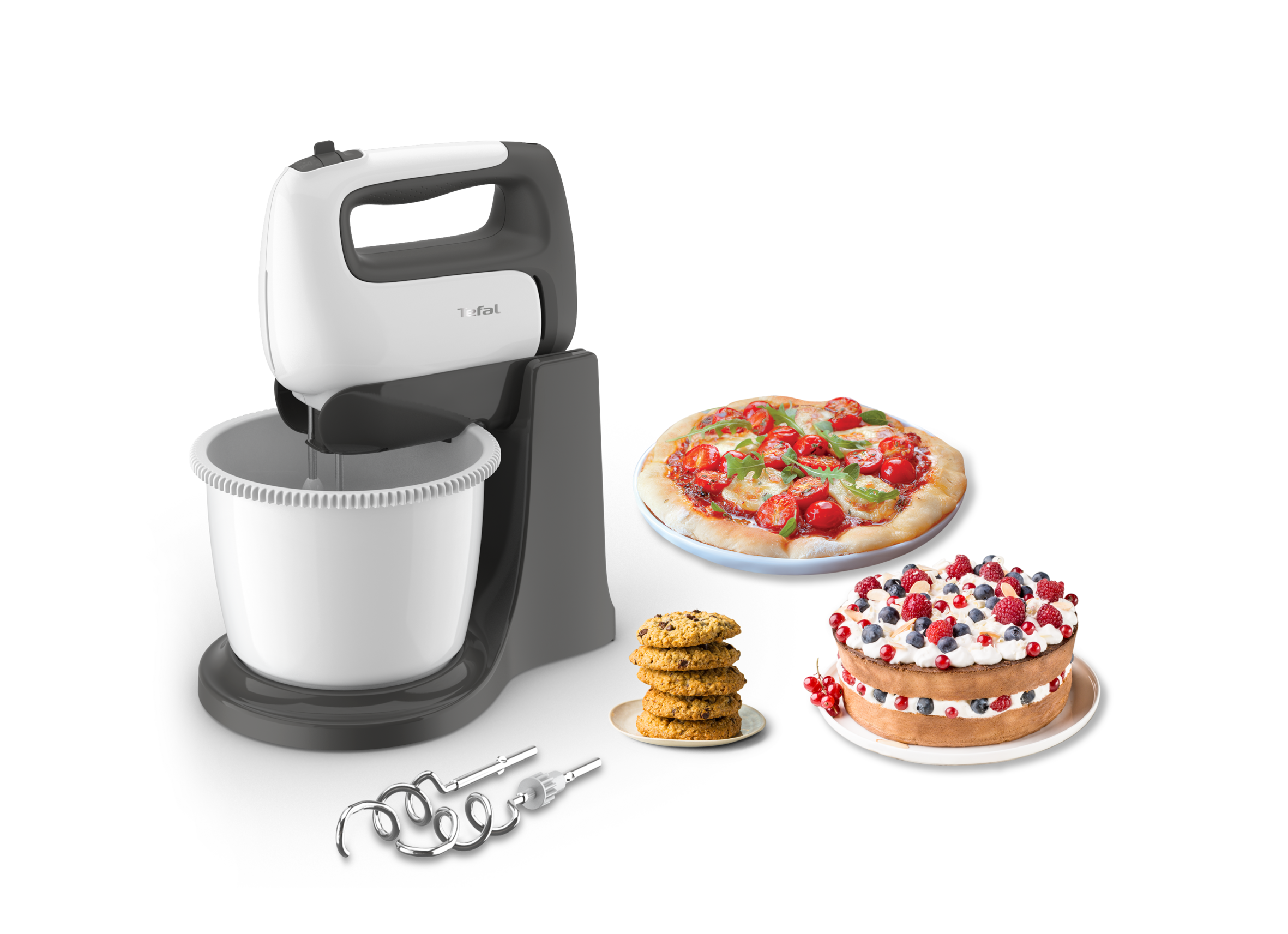 Prep'Mix+ HT464138 Handmixer + Deeghaken + Patisseriekom