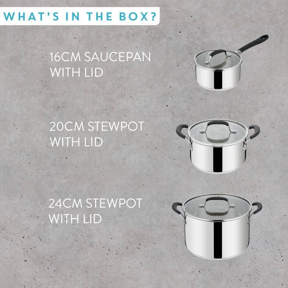 Ingenio Jamie Oliver E318S634 Set 6 pièces - Induction