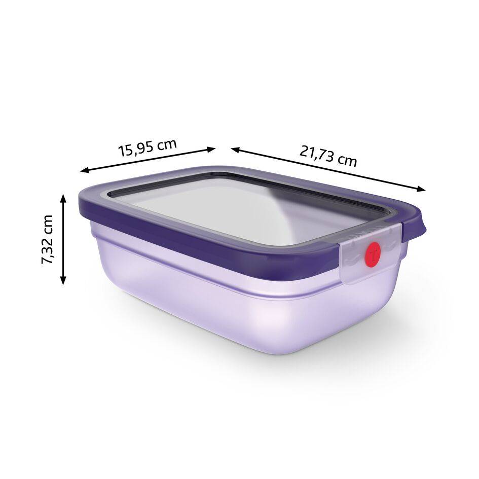 OneClick N1210910 Boîte de conservation - 1,2L - Violet