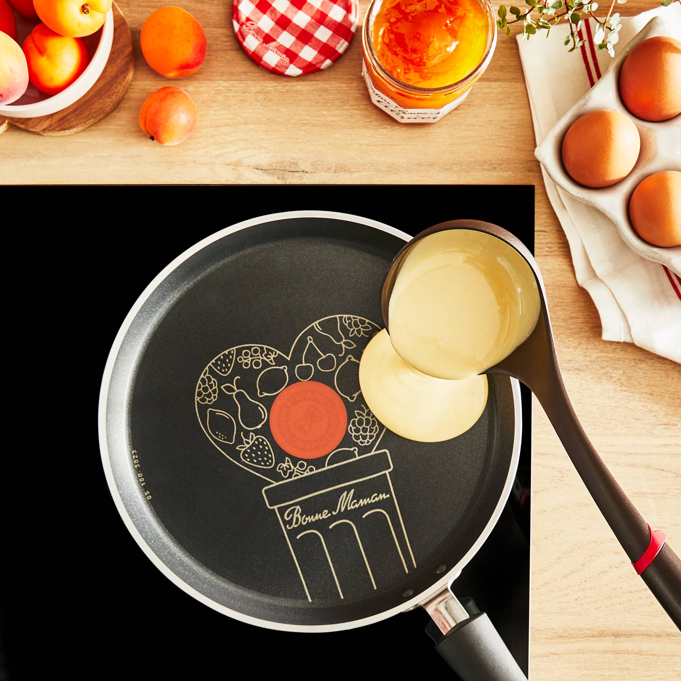 Bonne Maman C2943802 Poêle à crêpes - 25 cm - Édition limitée 