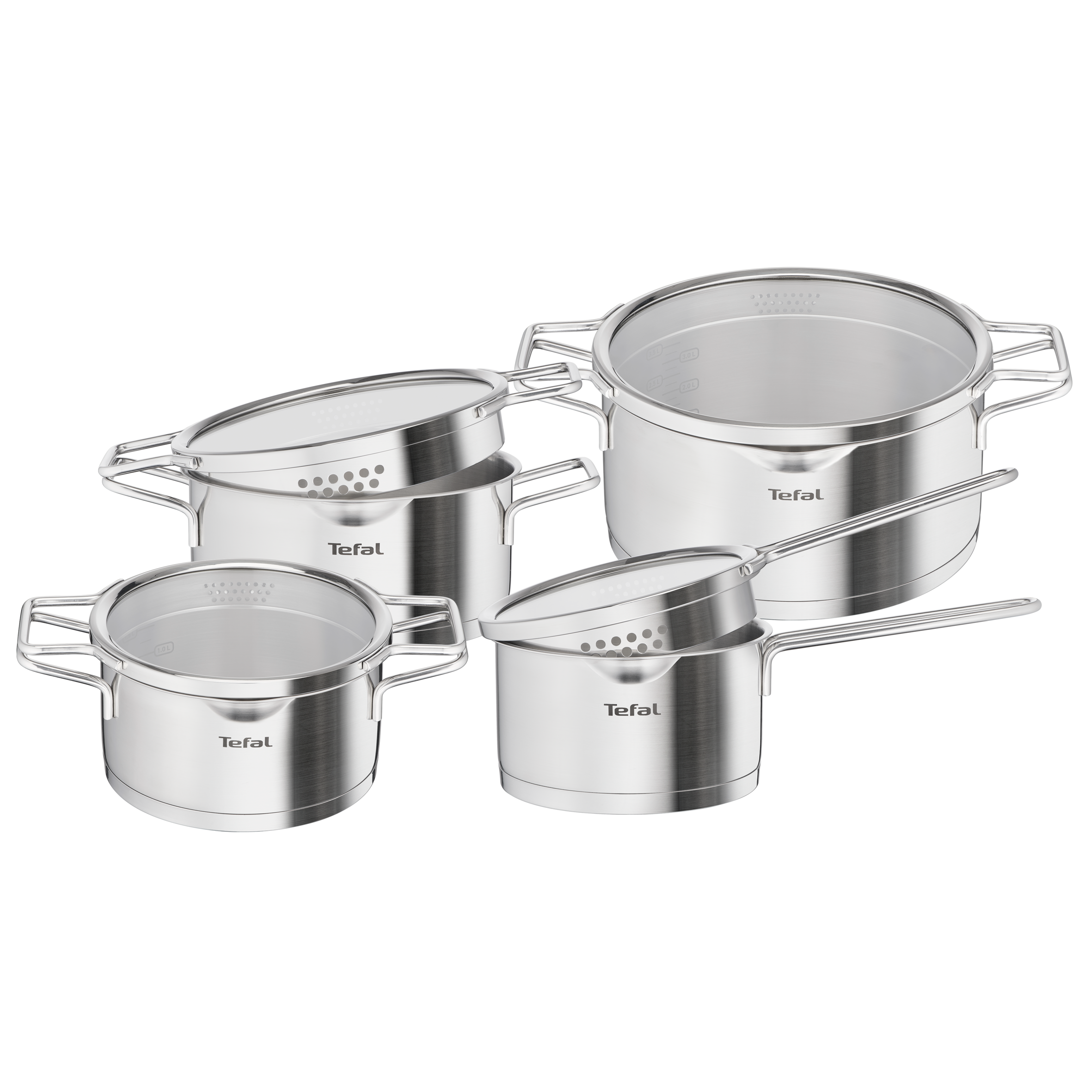 Nordica H852S856 8-delige inox set - Inductie