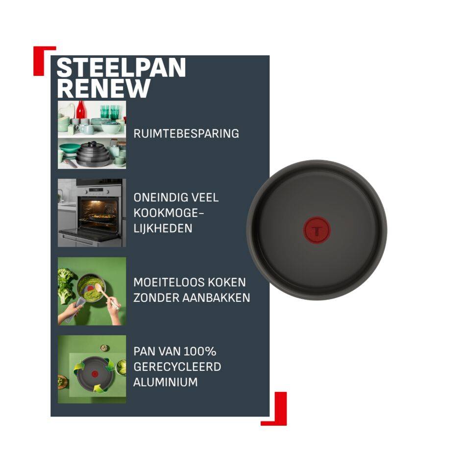 Renew Ceram P2002902 Keramische steelpan - 18 cm - Inductie