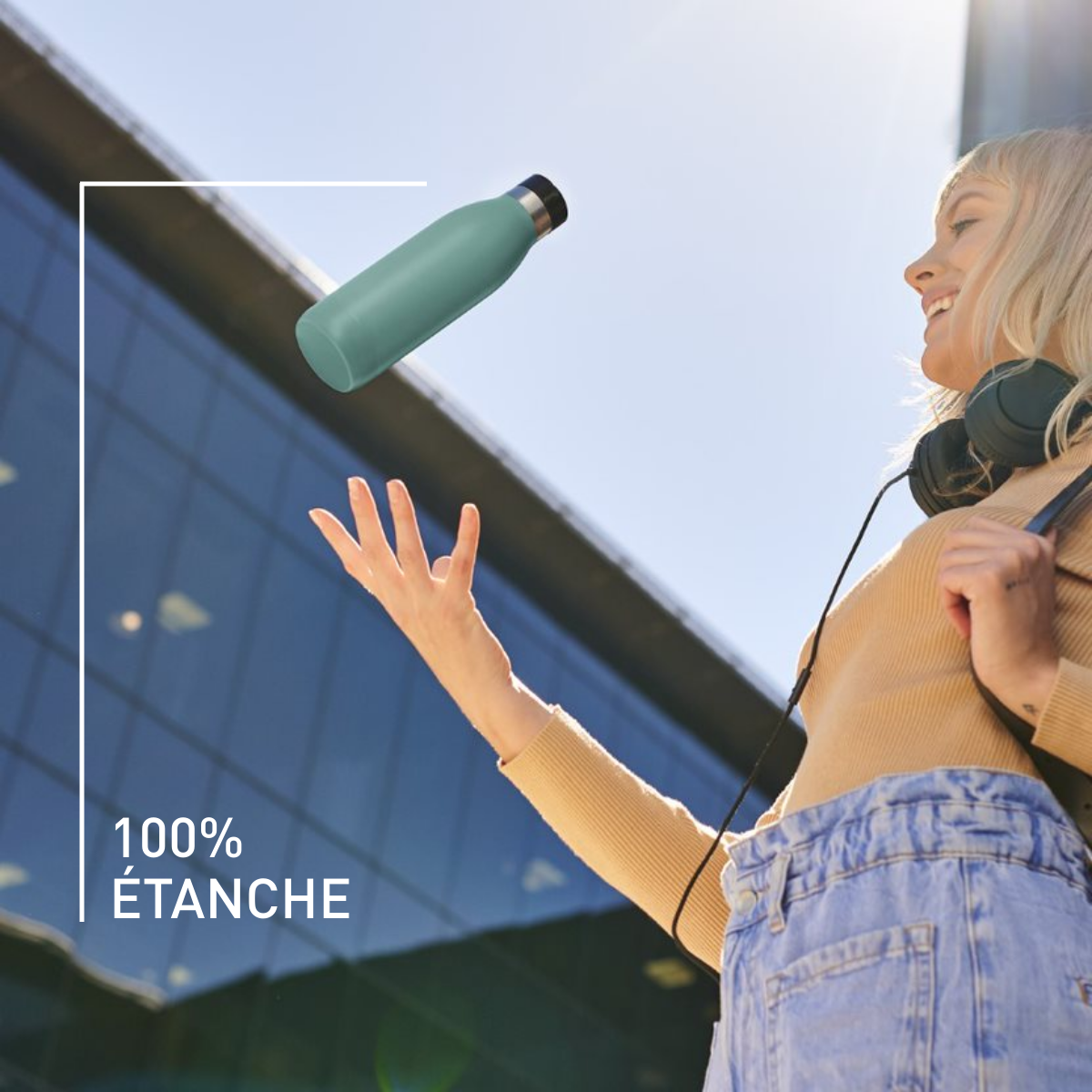 Bludrop Basic N3110210 Gourde - 0,5L - Vert