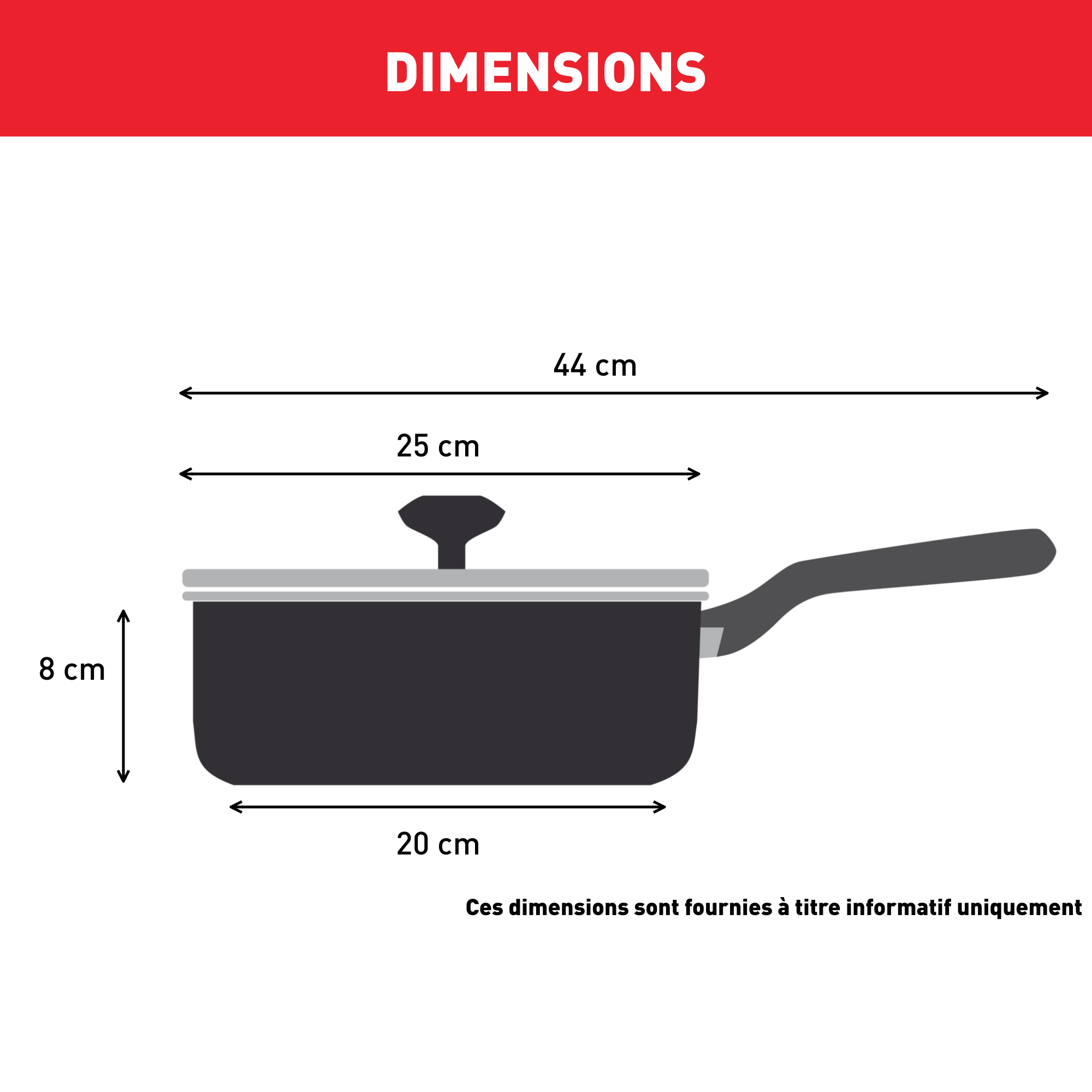 Unlimited On G25932AZ Sauteuse 24 cm + couvercle