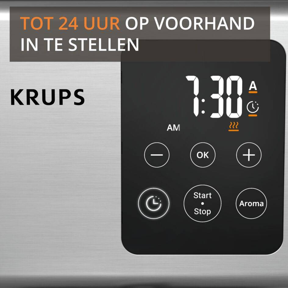 Selection, koffiezetapparaat met filter, gebruiksvriendelijke touchscreen, perfecte resultaten