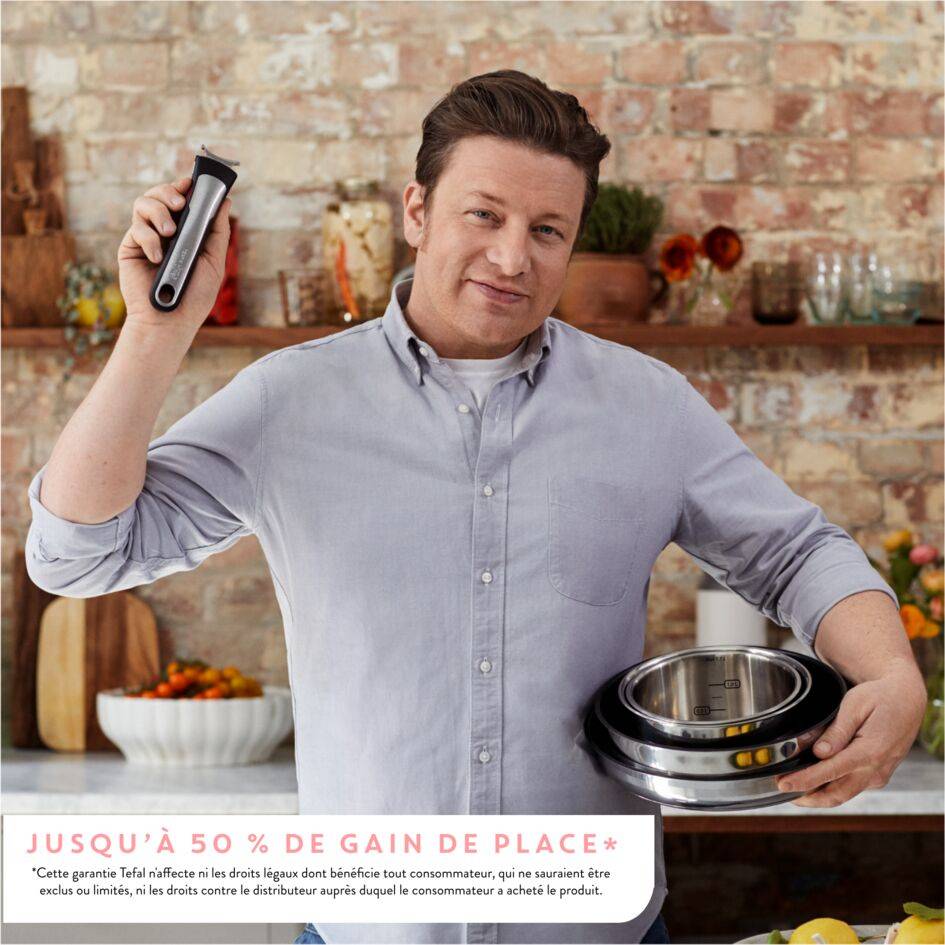 Ingenio Jamie Oliver L979SI44 Set de 18 pièces - Induction