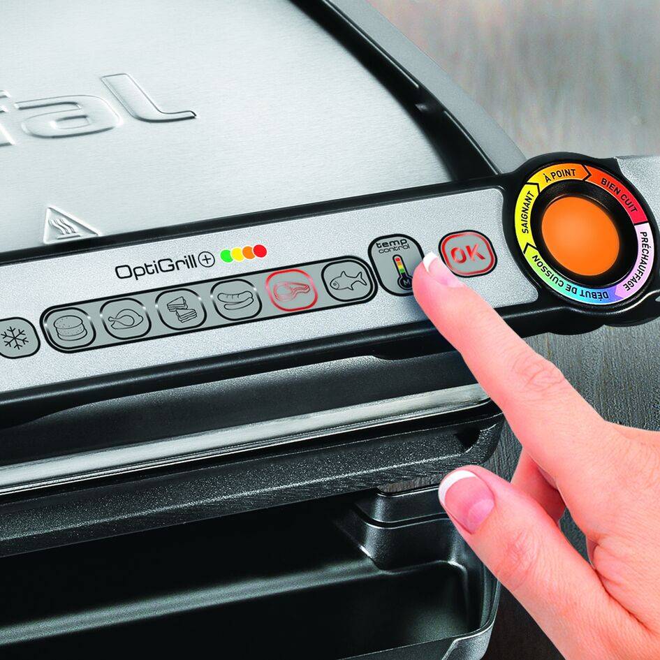 OptiGrill+ GC712D12 Grill Intelligent - 6 programmes