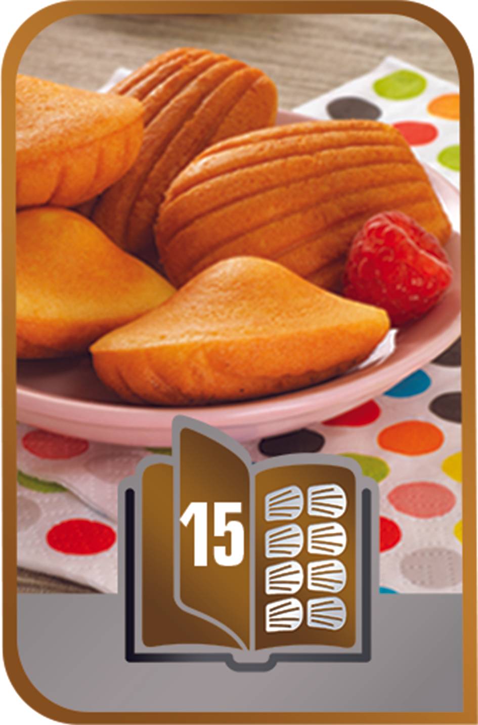 Plaques Snack Collection Mini Madelaines XA801512