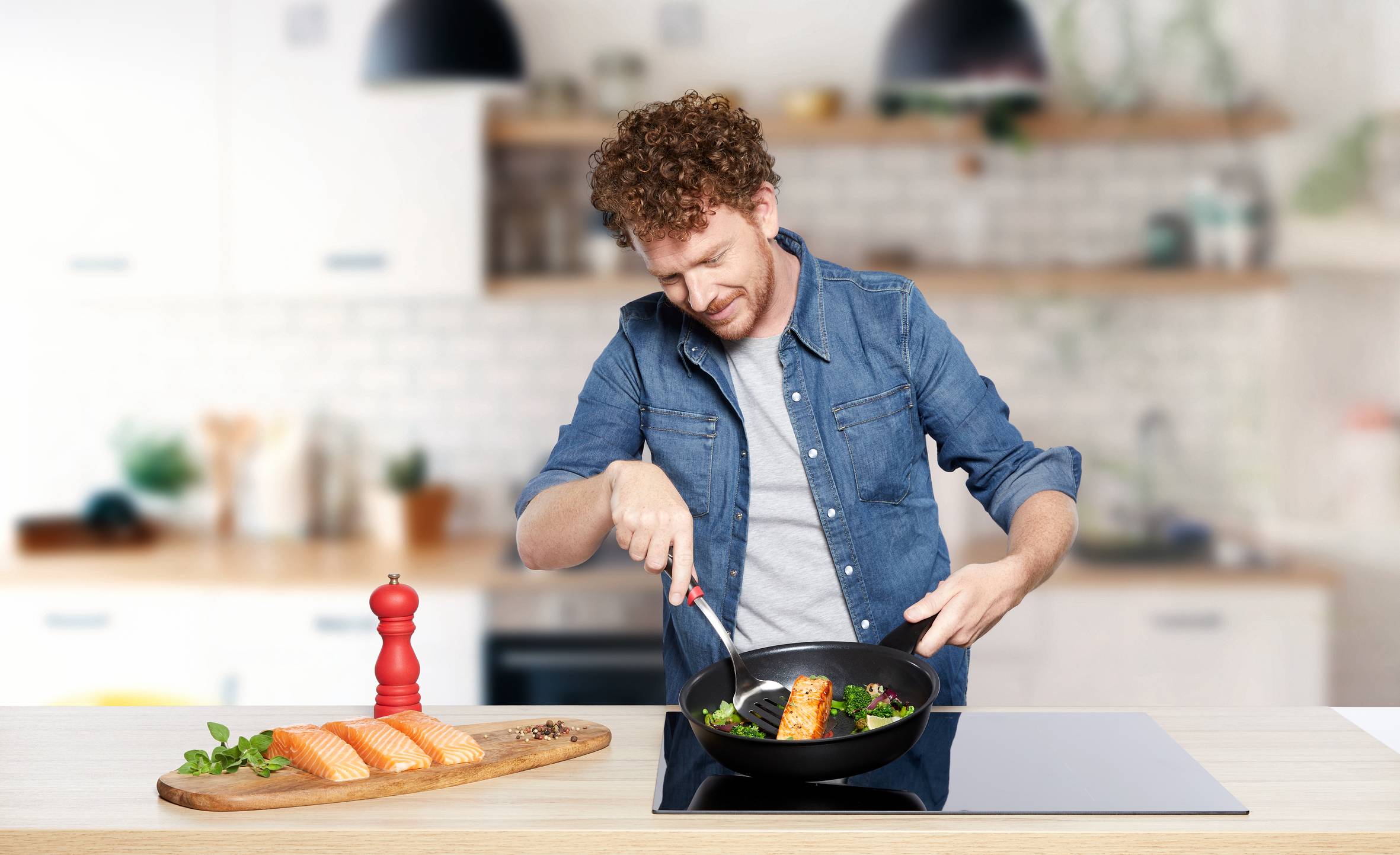 Unlimited G2559123 Set de 2 poêles 24/28 cm + Wok 28 cm - Induction