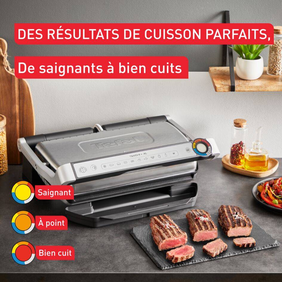 OptiGrill+ XL GC728D10 Grill Intelligent - 9 programmes
