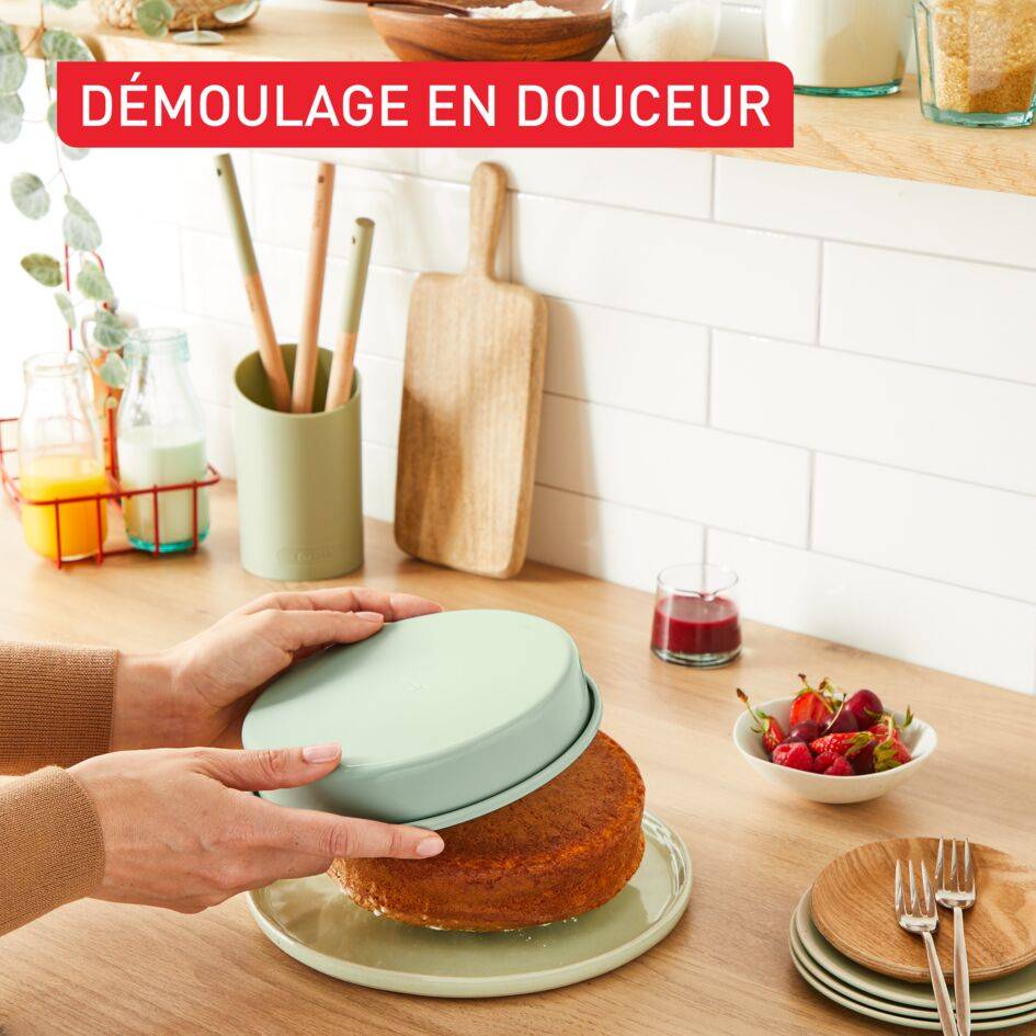 Ceramik, Set 5&nbsp;pièces, Moules à pâtisserie, Empilables, Revêtement céramique