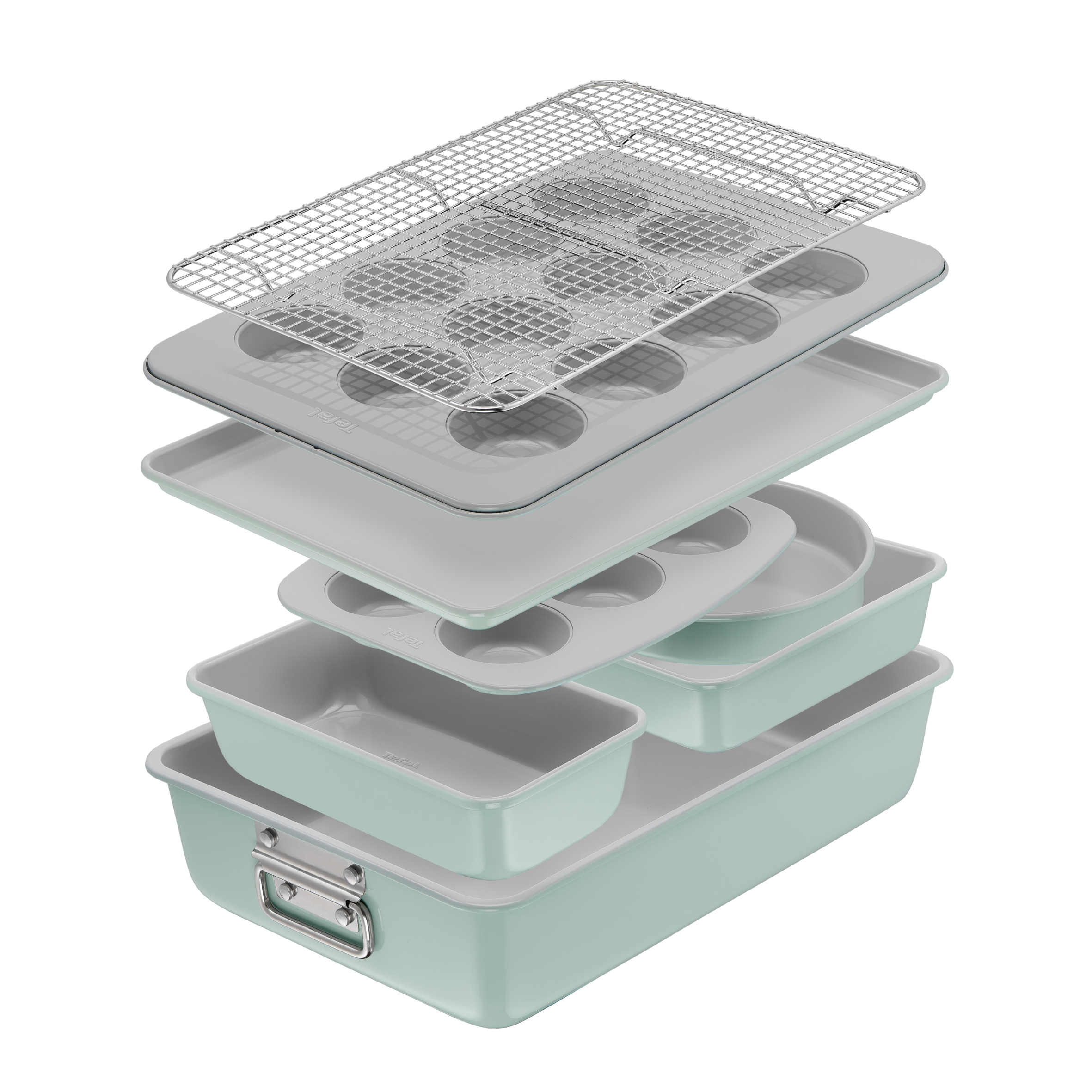 Ceramik J175S804 Set de 8 moules empilables en céramique