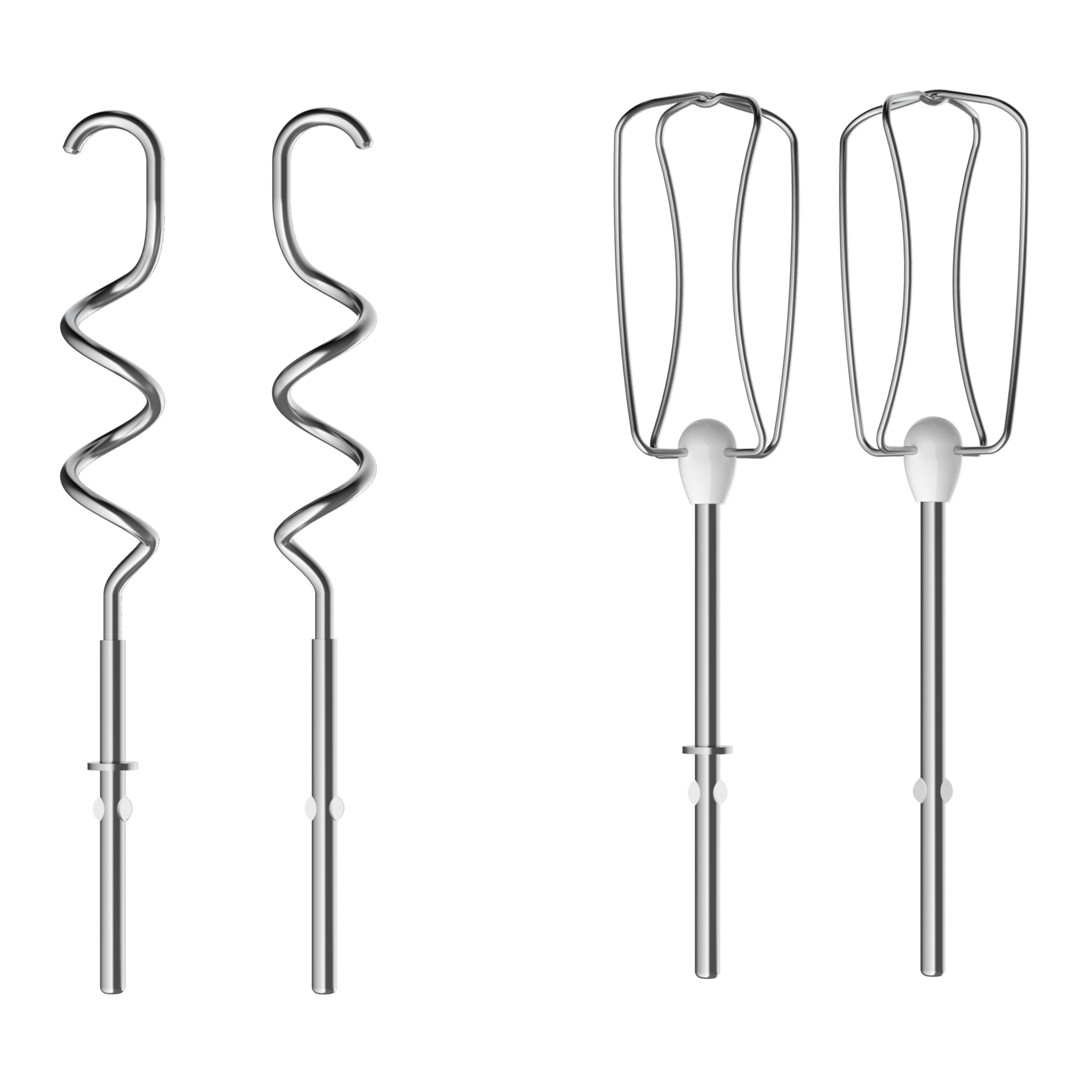 Powermix Silence HT652538 Batteur + crochets pétrisseurs + accessoire pied mixeur