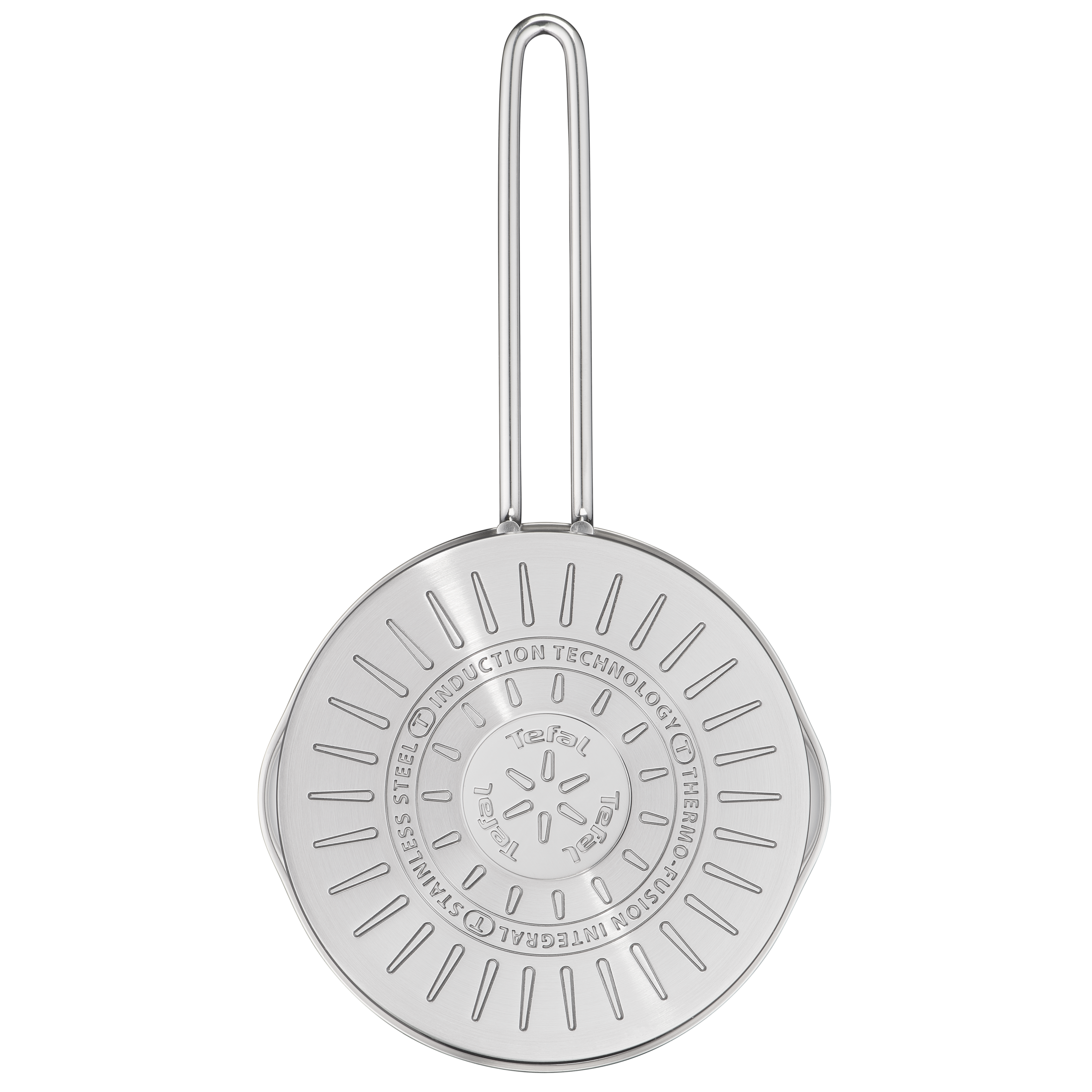 Nordica H8522236 Poêlon + couvercle passoire en verre - 16 cm - Induction