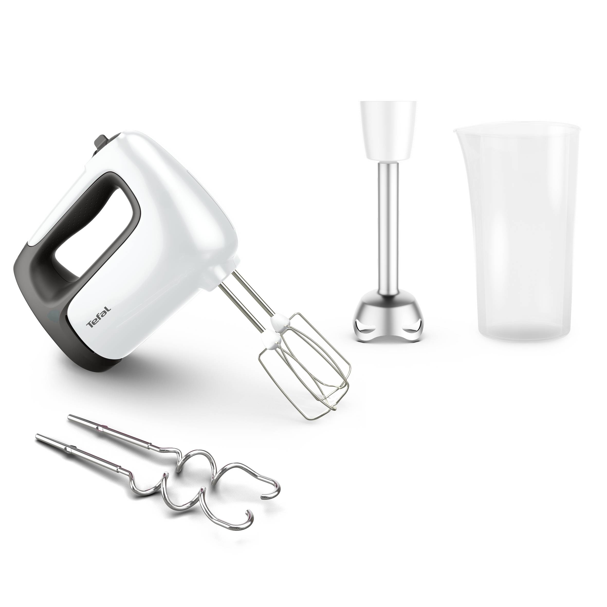 Prep’Mix+ HT462138 Handmixer + deeghaken + staafmixer-opzetstuk + maatbeker