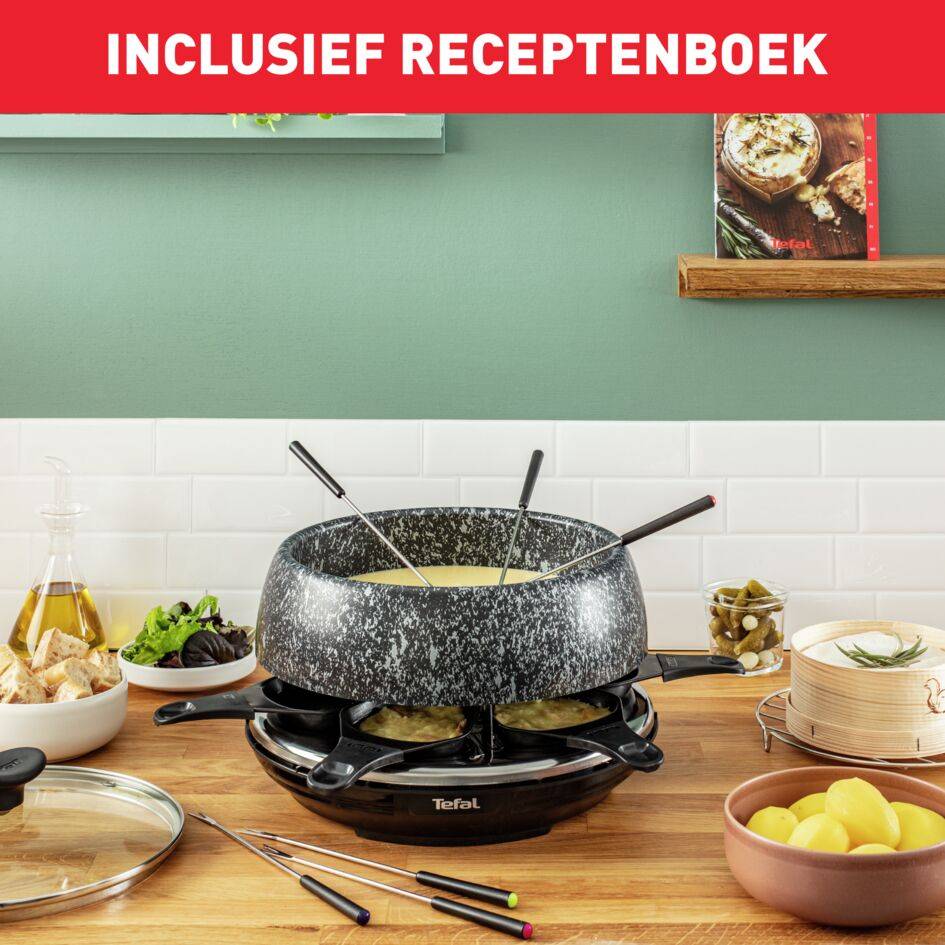 Cheese & Co RE12C812 Raclette- en fonduetoestel 6-in-1 - 6 personen
