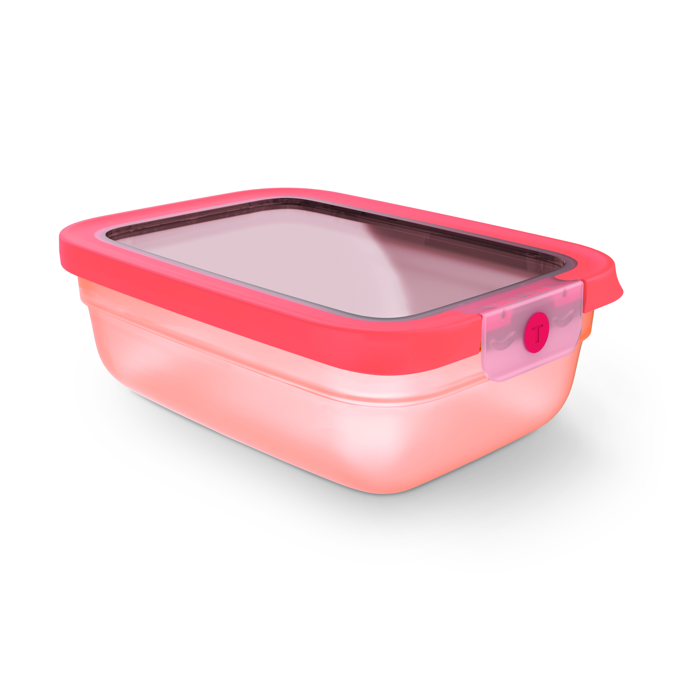 OneClick N1210810 Boîte de conservation - 1,2L - Rouge