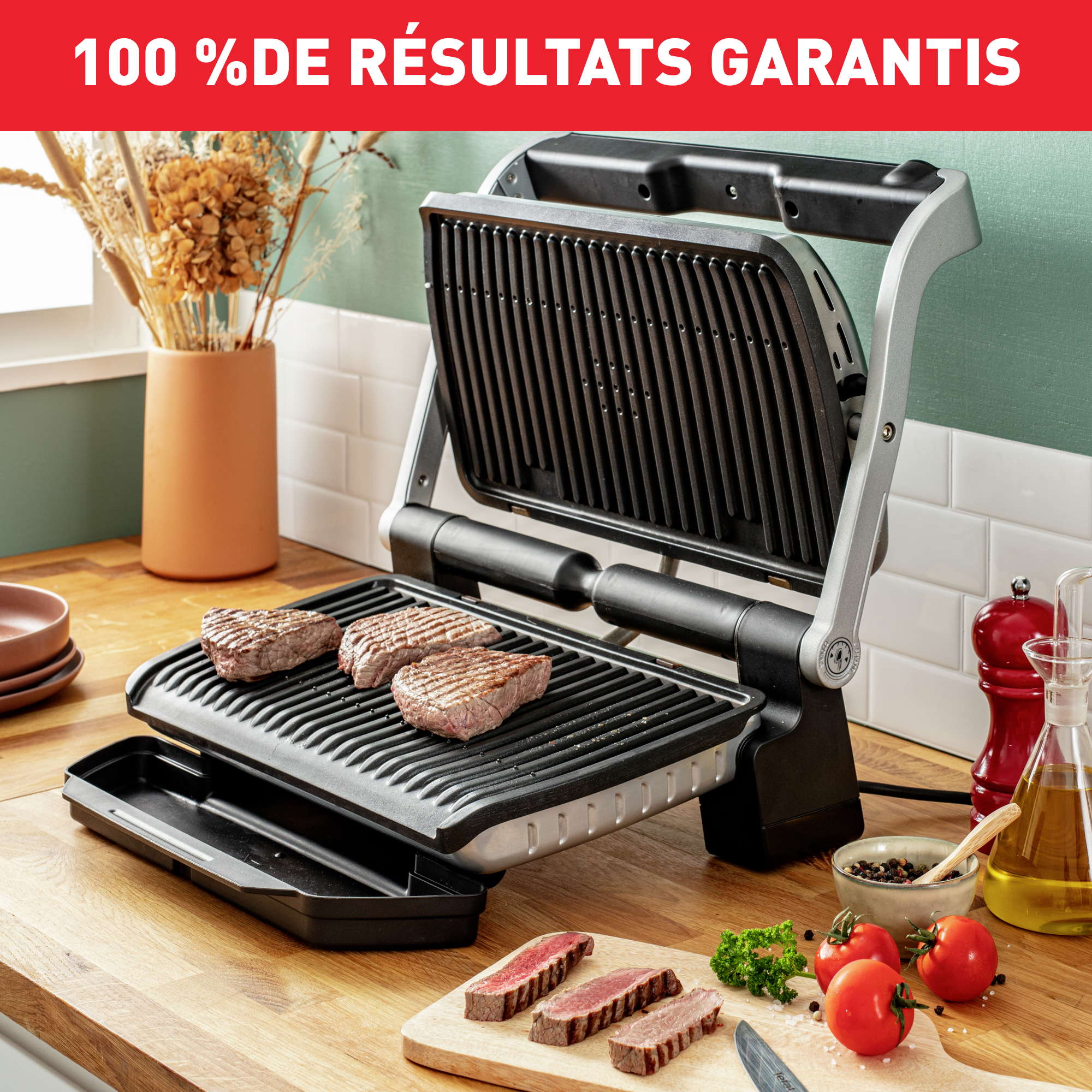 OptiGrill+ XL GC722D16 Grill Intelligent - 9 programmes