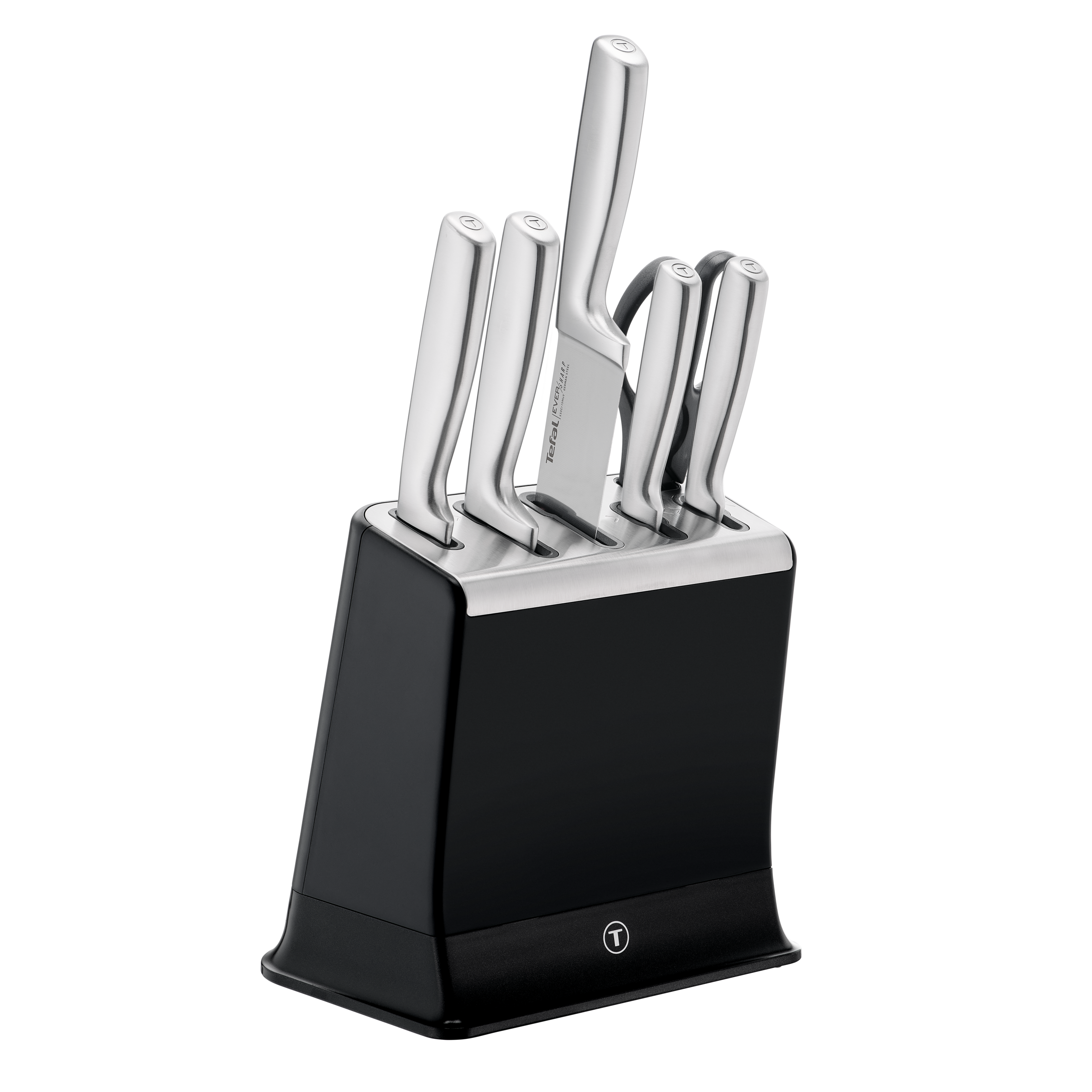 EverSharp K2977S44 6-delige messenset + messenblok met geÏntegreerde slijper