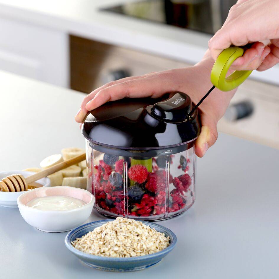 5 Second Chopper K1321044 Manuele hakmolen + mes voor slagroom + mes voor crushed ice + mes voor puree - 0,9L