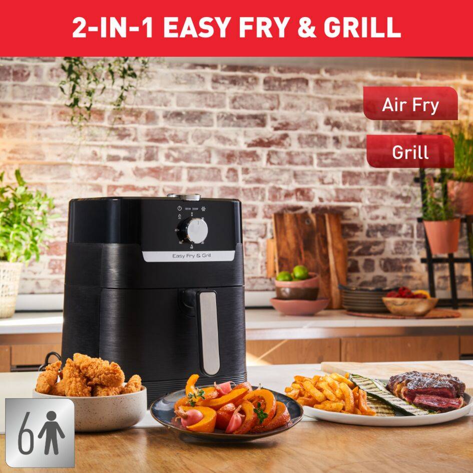 Easy Fry & Grill EY501815 Air fryer - bouton manuel