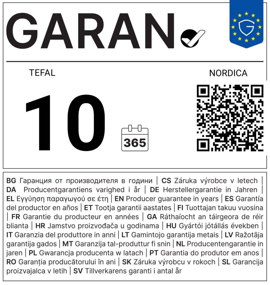 Nordica H852S326 Set 6 pièces - Induction